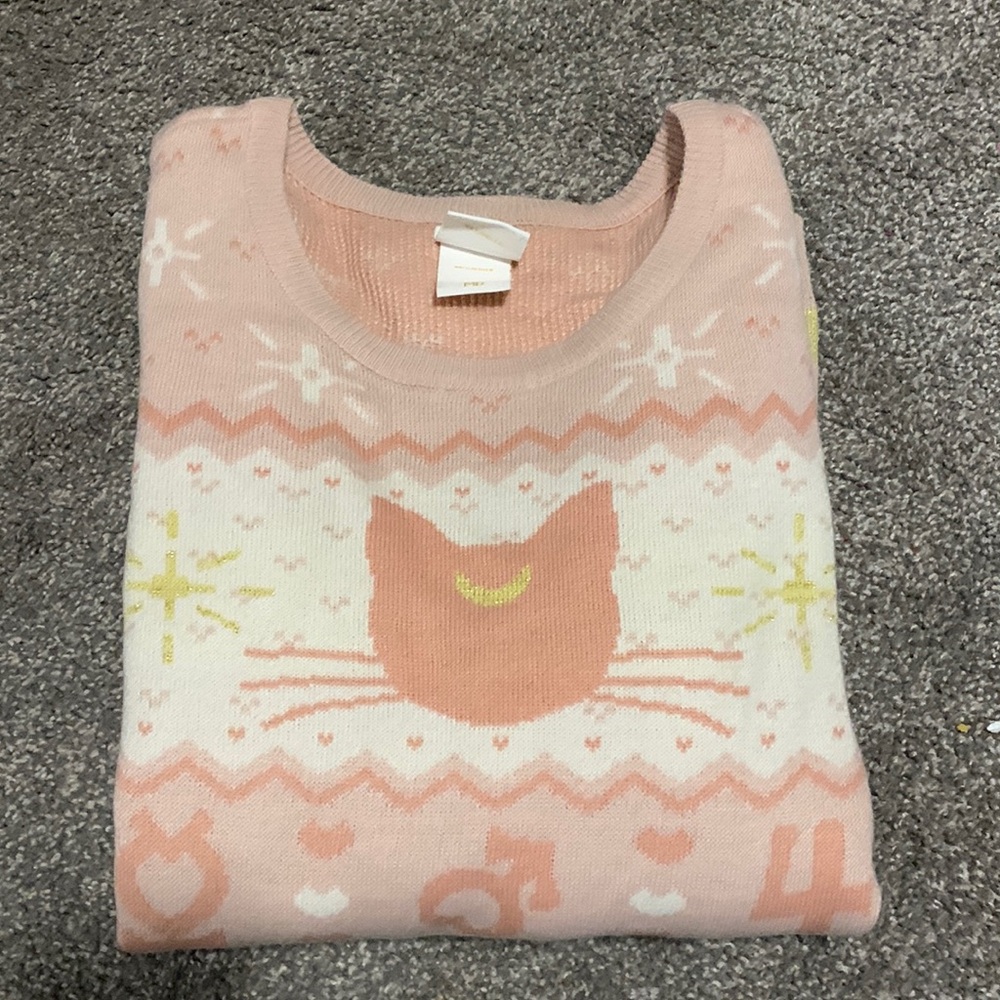 Sailor Moon Luna Christmas Sweater